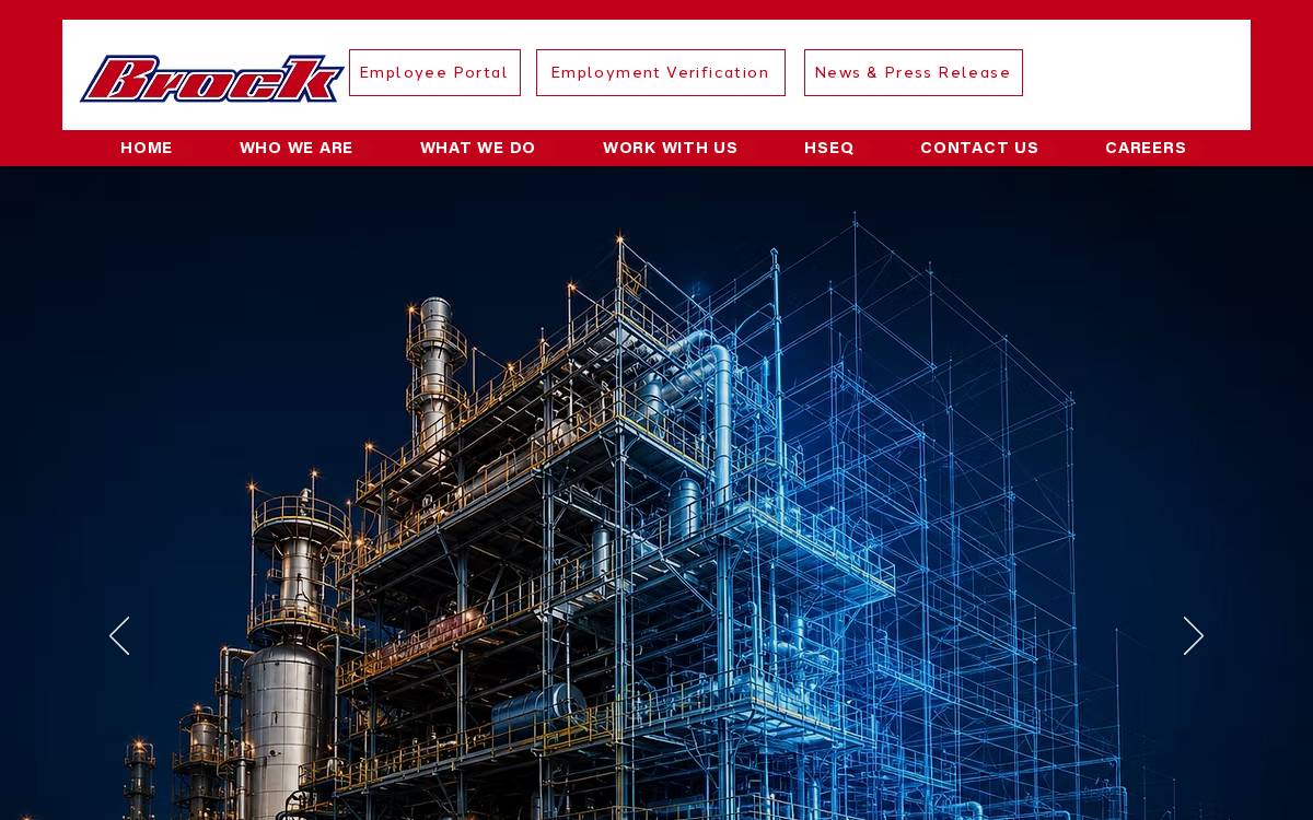 Brock website preview