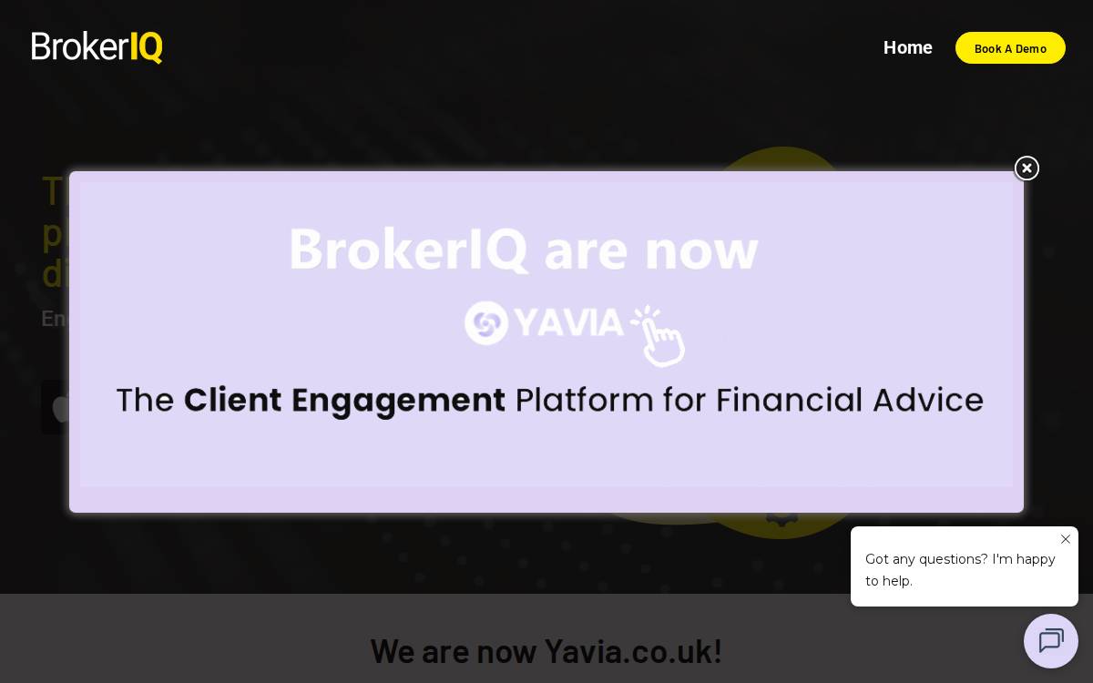 Broker IQ website preview