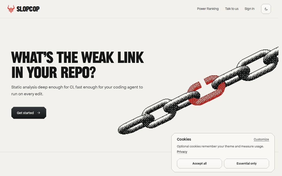 Brokk website preview