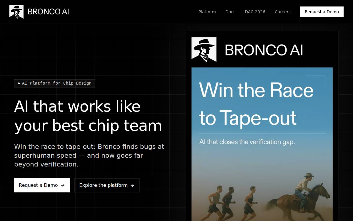 Bronco AI website preview