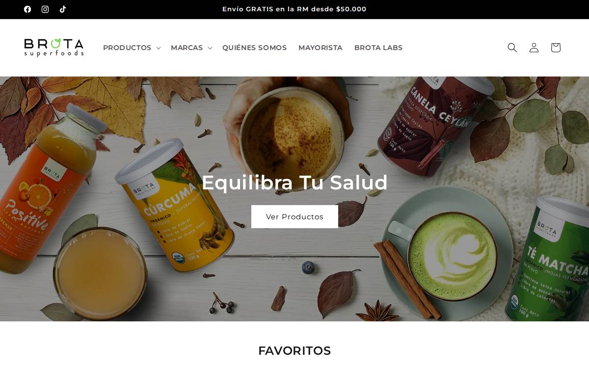 Brota Vida website preview