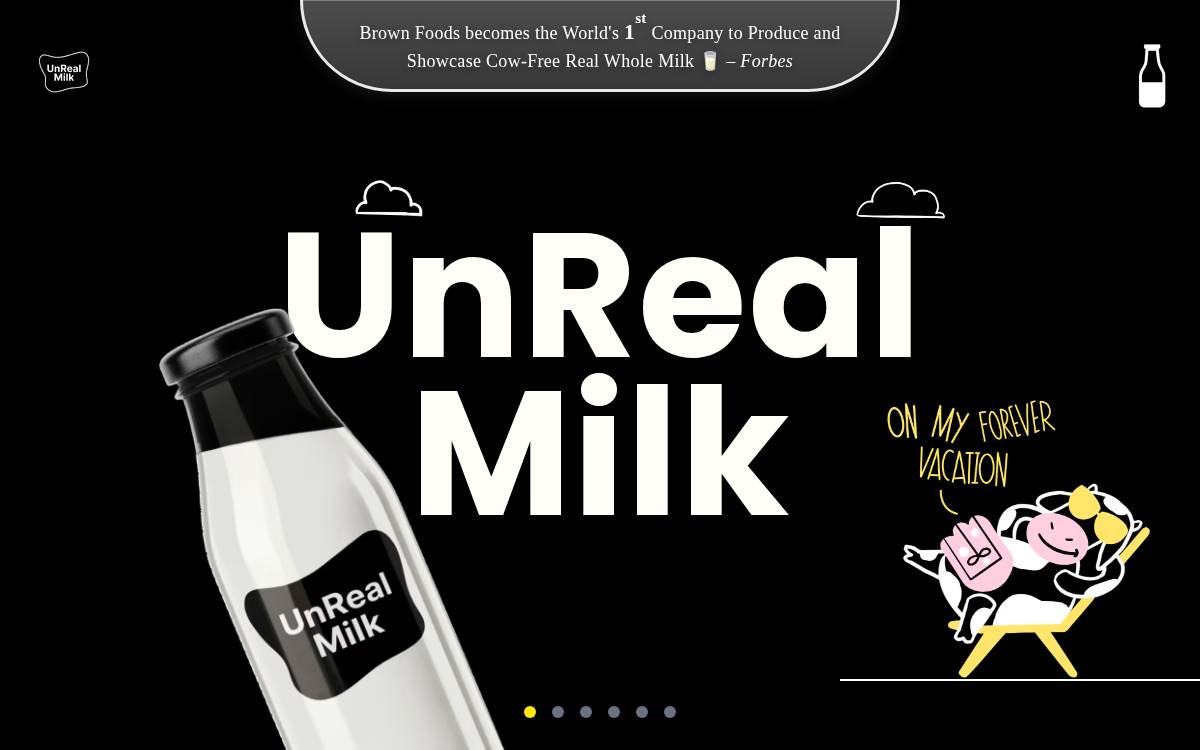 Brown Foods website preview