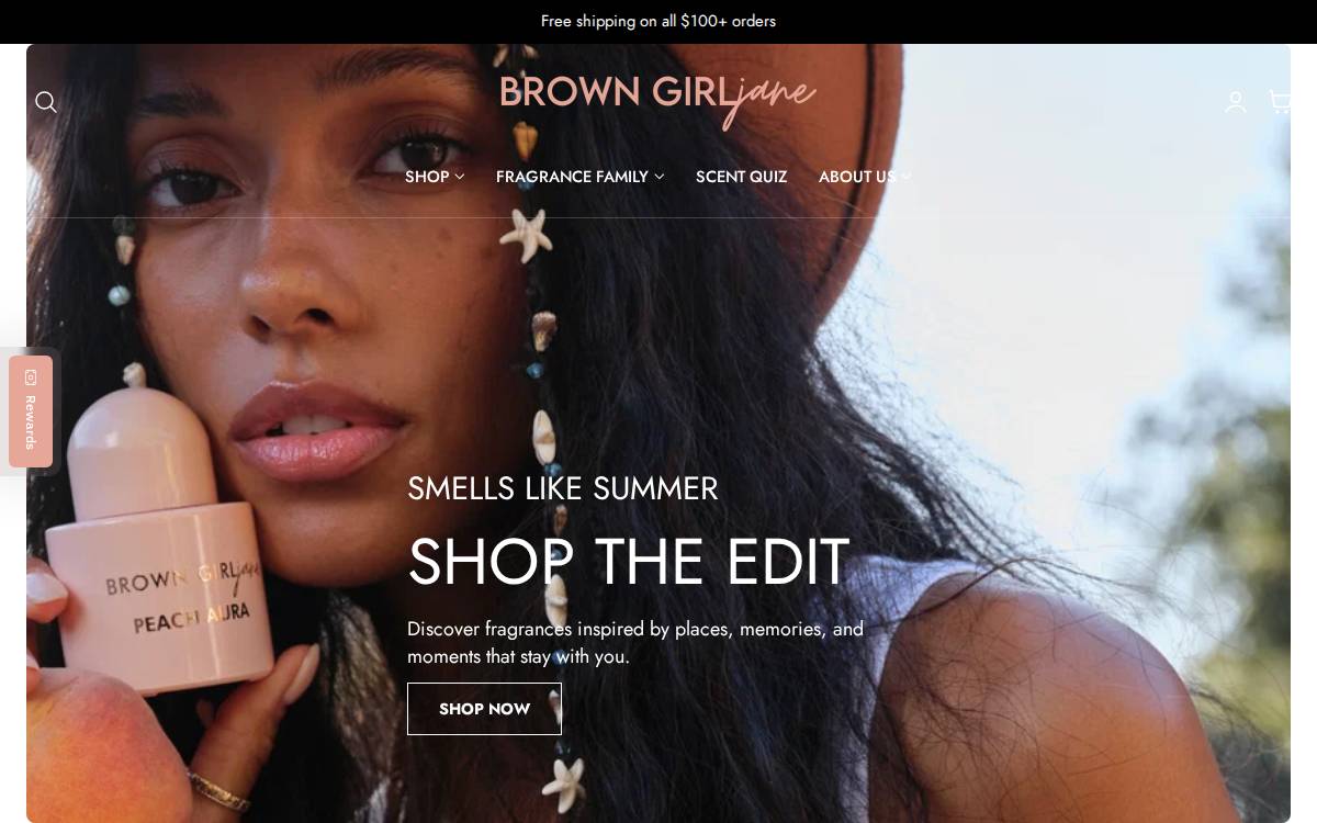 Brown Girl Jane website preview