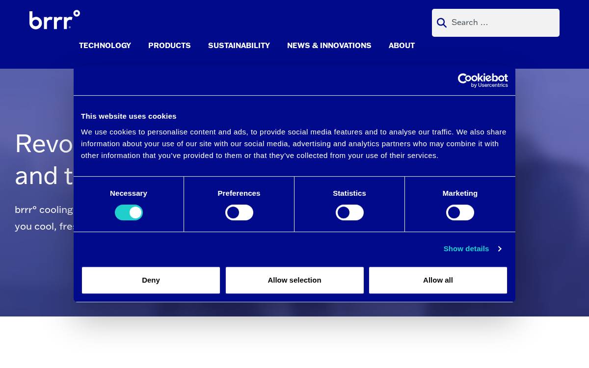 Brrr website preview
