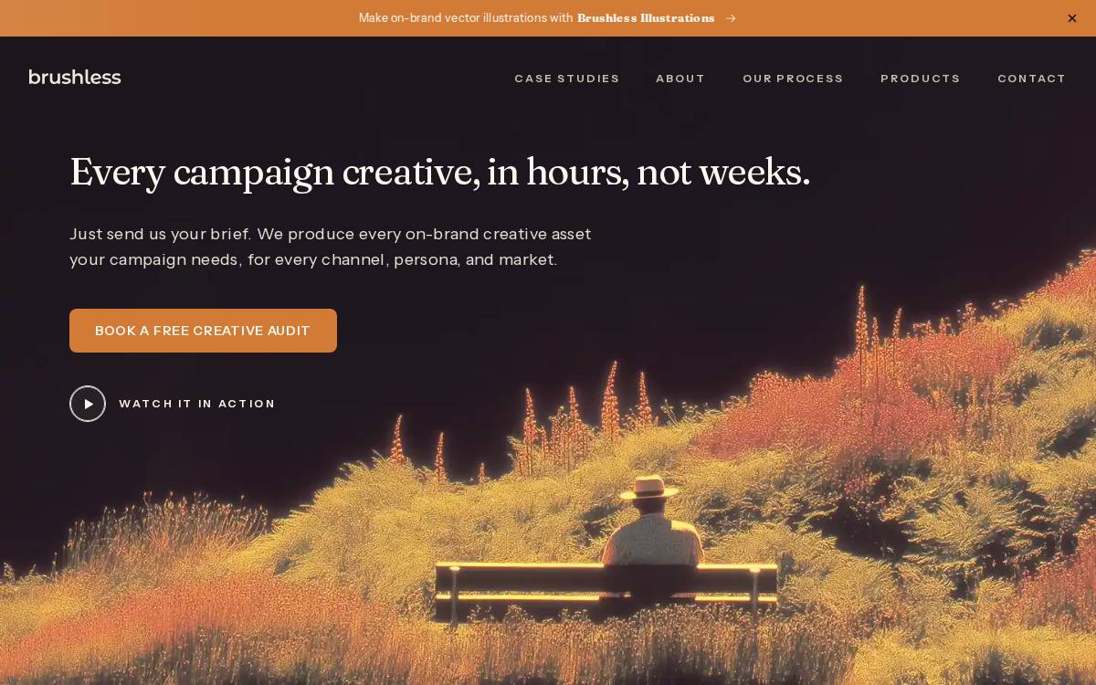 Brushless website preview