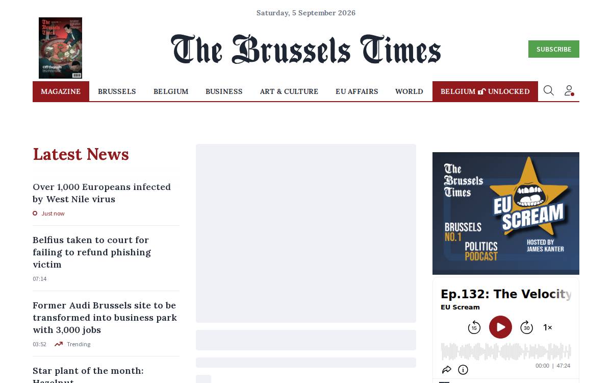 Brusselstimes website preview