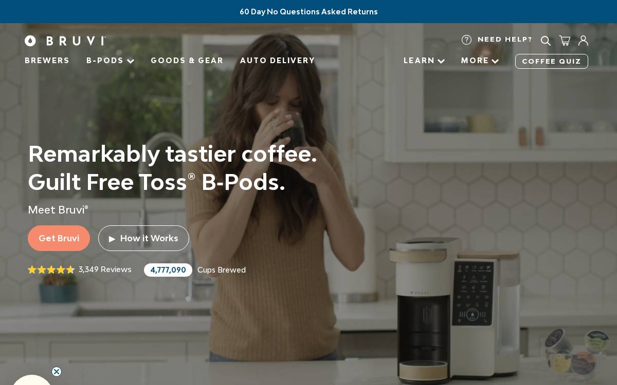 Bruvi website preview
