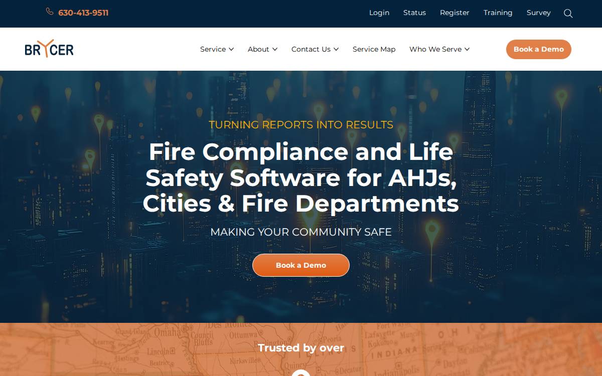 Brycer website preview