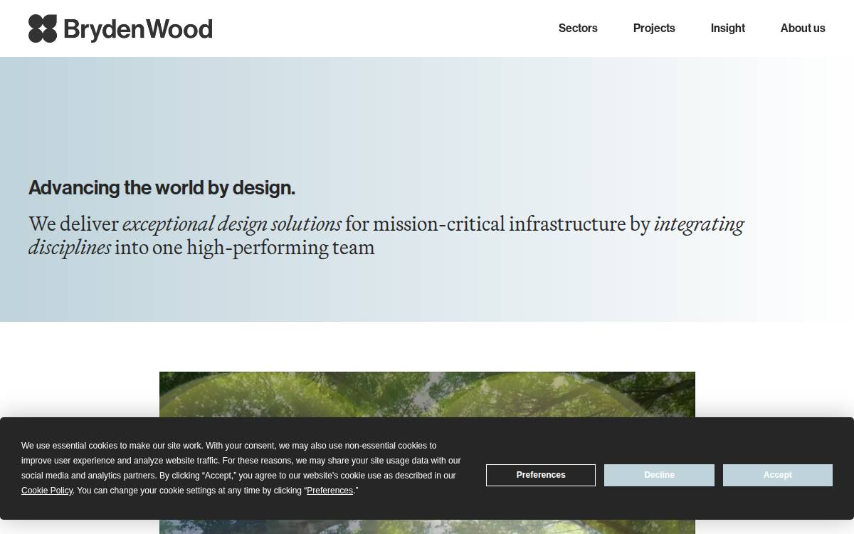 Bryden Wood website preview