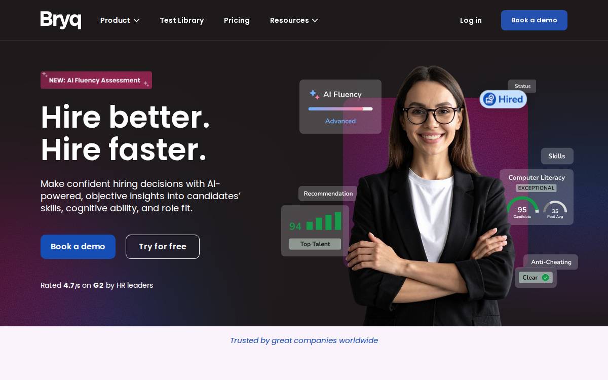 Bryq website preview