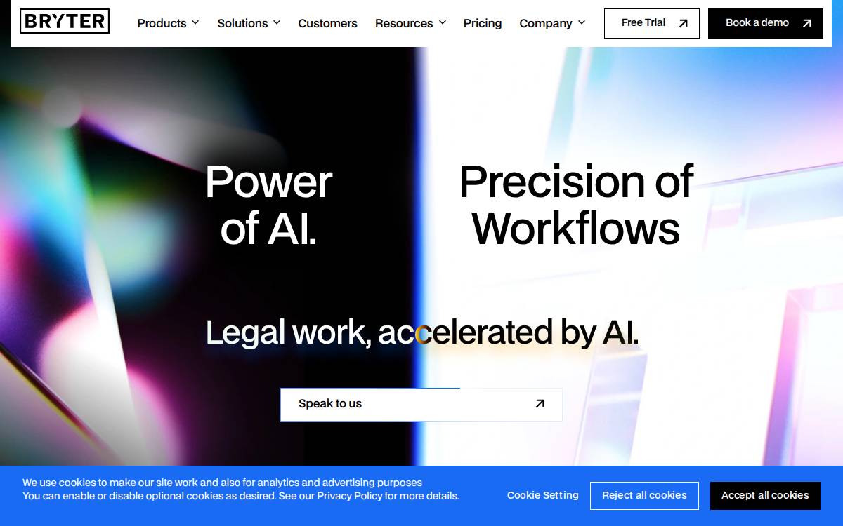 Bryter website preview