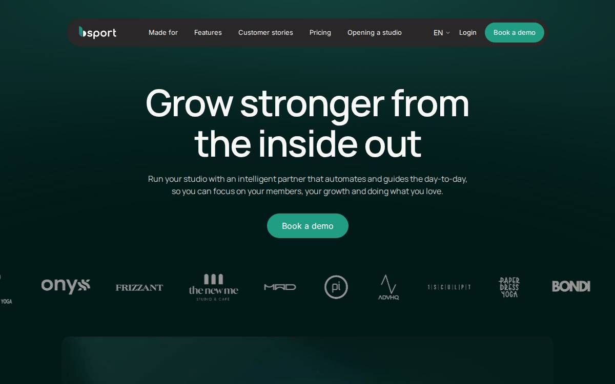 Bsport website preview