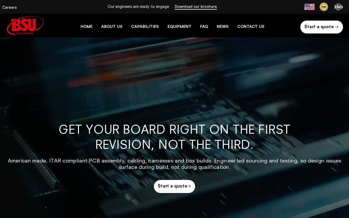 BSU Inc. website preview