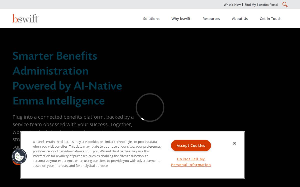 Bswift website preview
