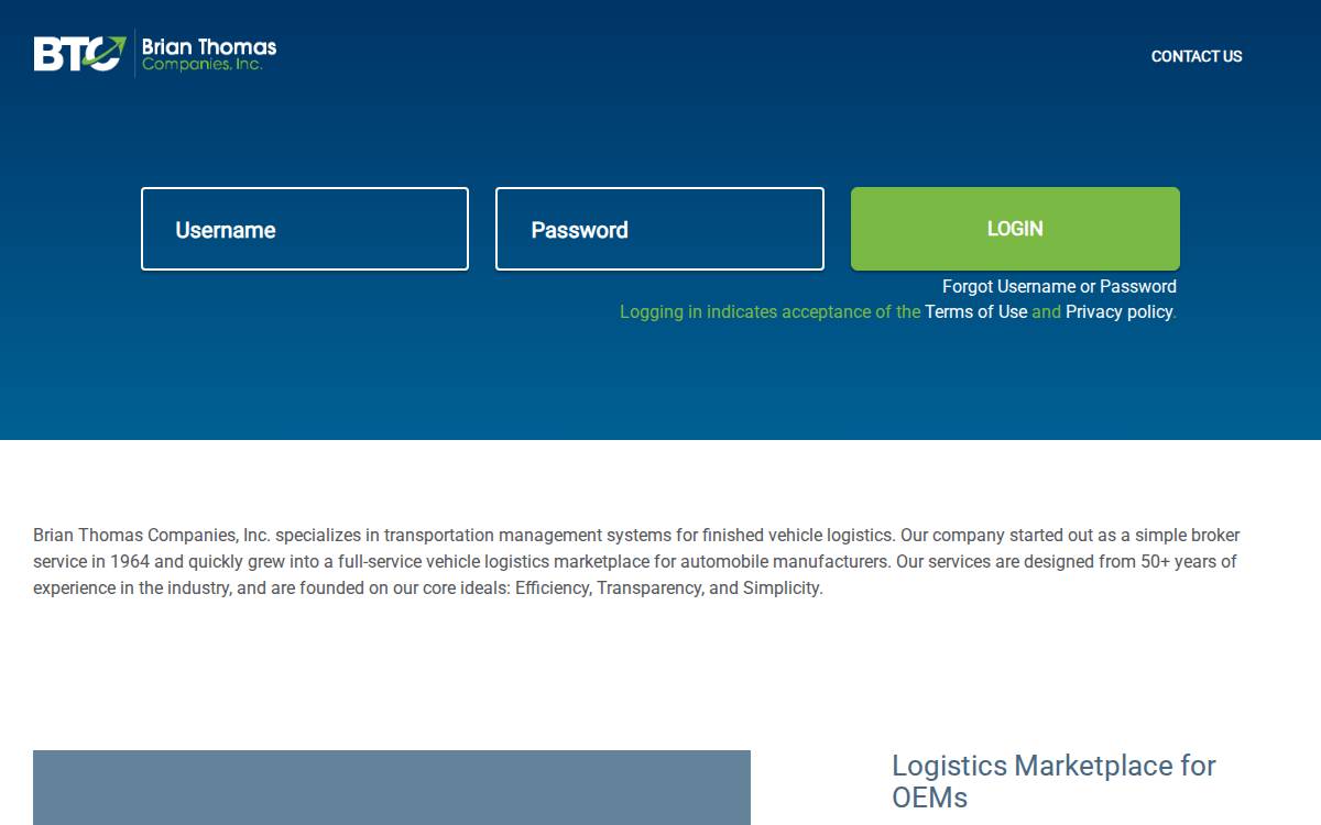 BTC Inc website preview