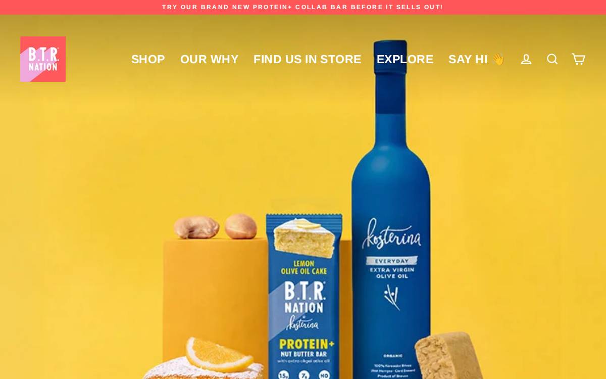 Btrnation website preview
