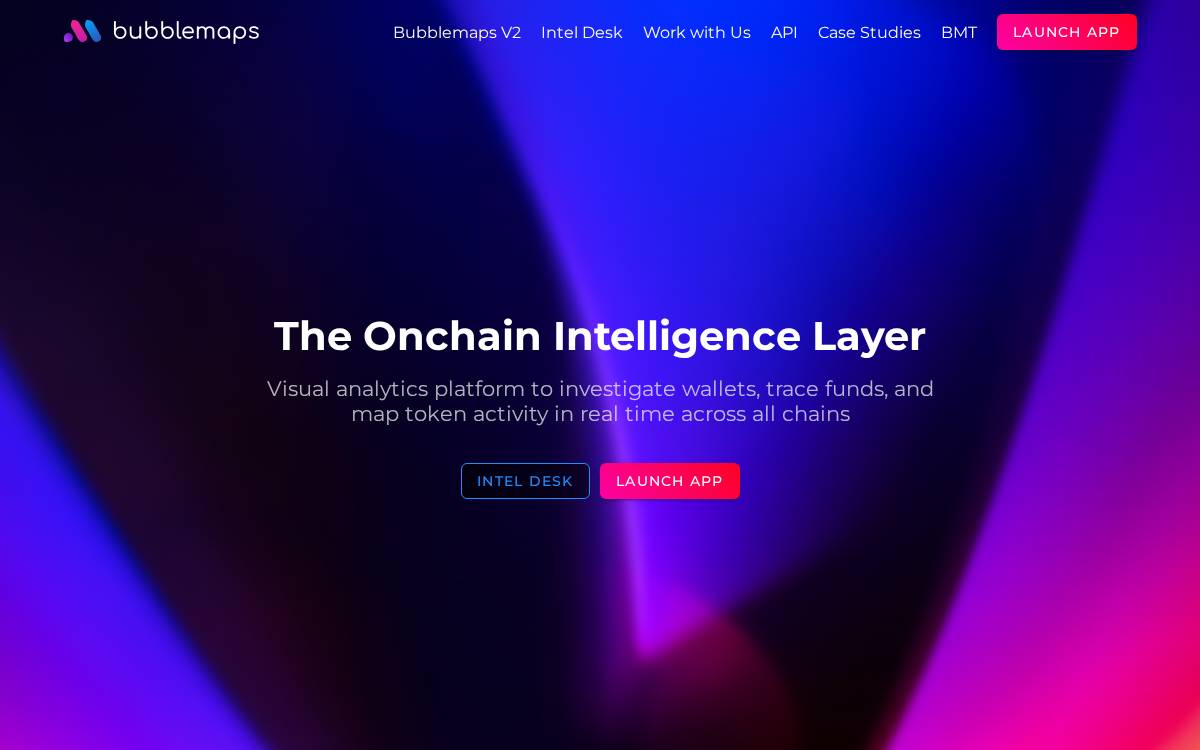 Bubblemaps website preview