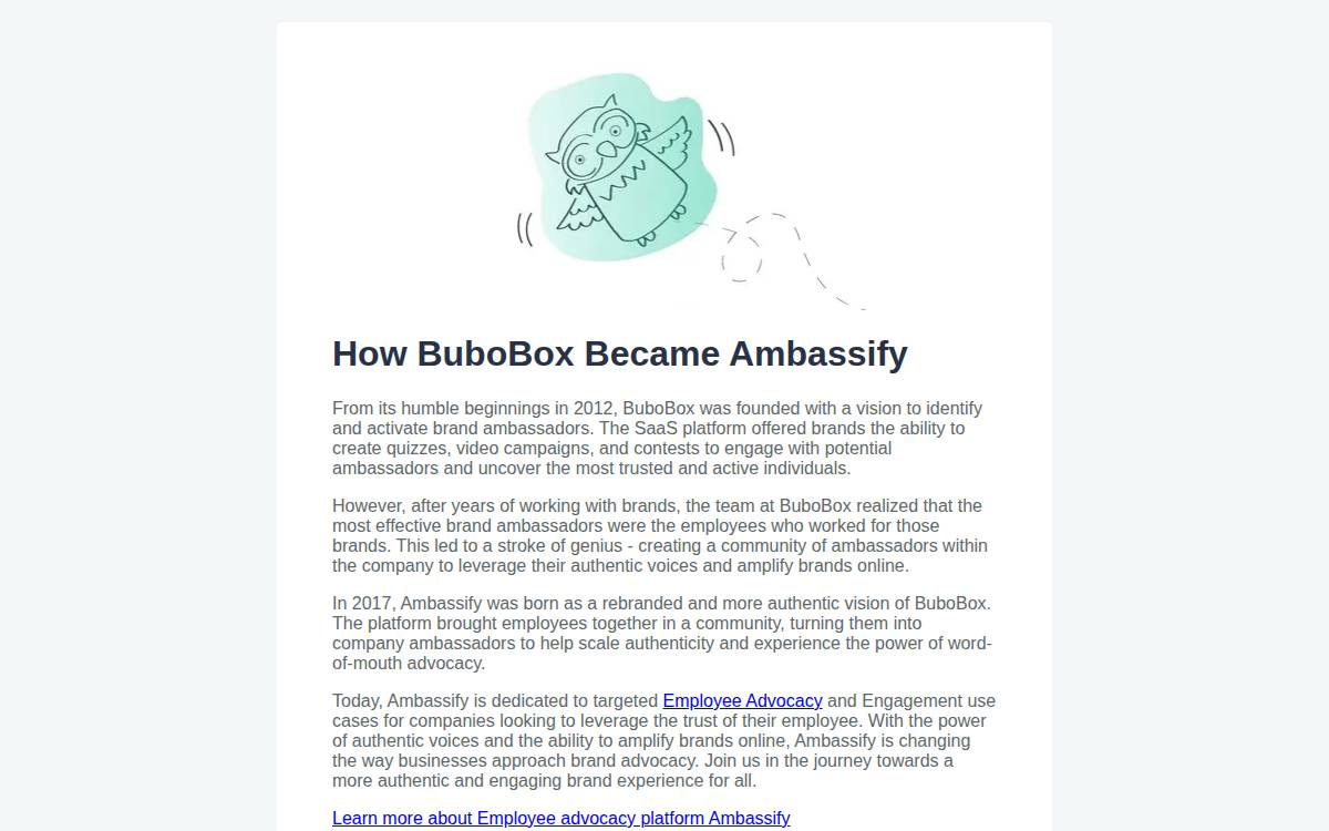 Bubobox website preview