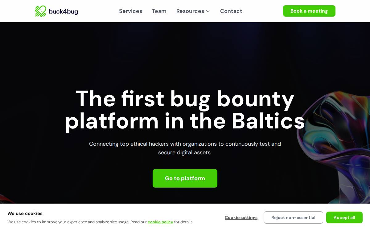 Buck4Bug website preview