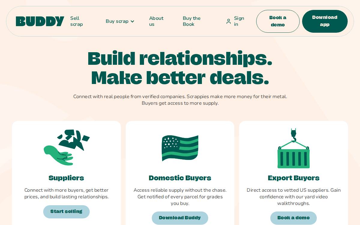 Buddy website preview