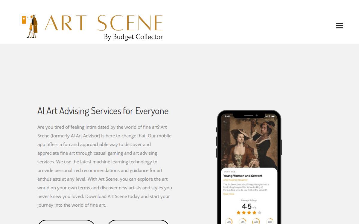 Budget Collector website preview