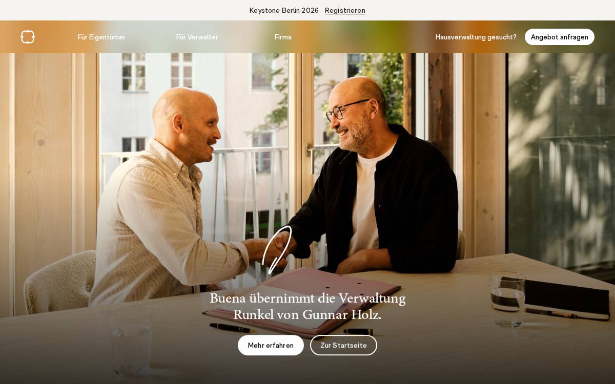 Buena website preview
