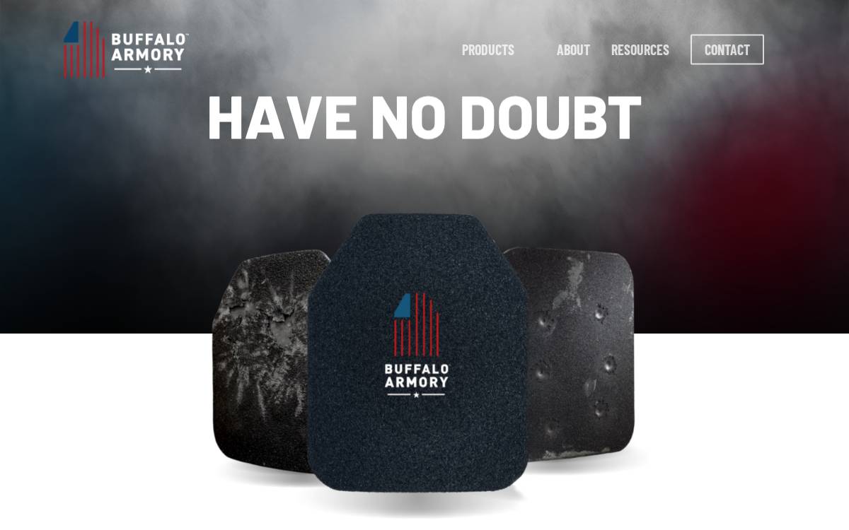 Buffalo Armory website preview
