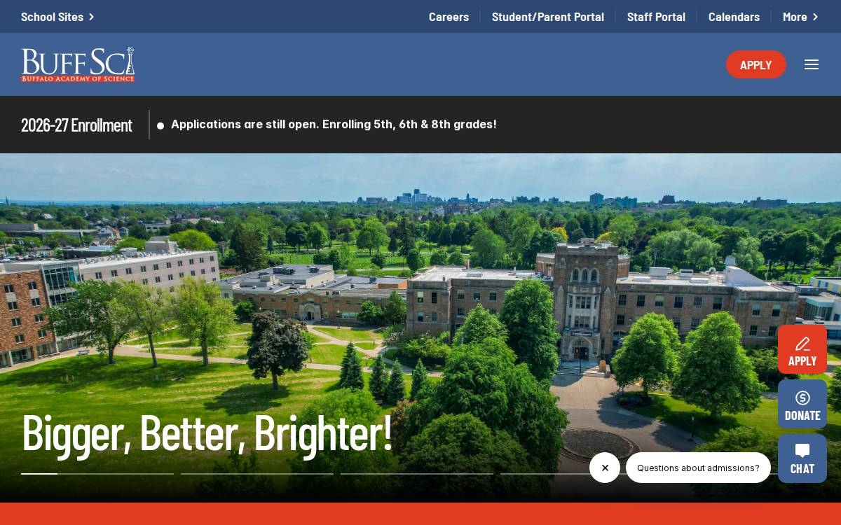 Buffsci website preview