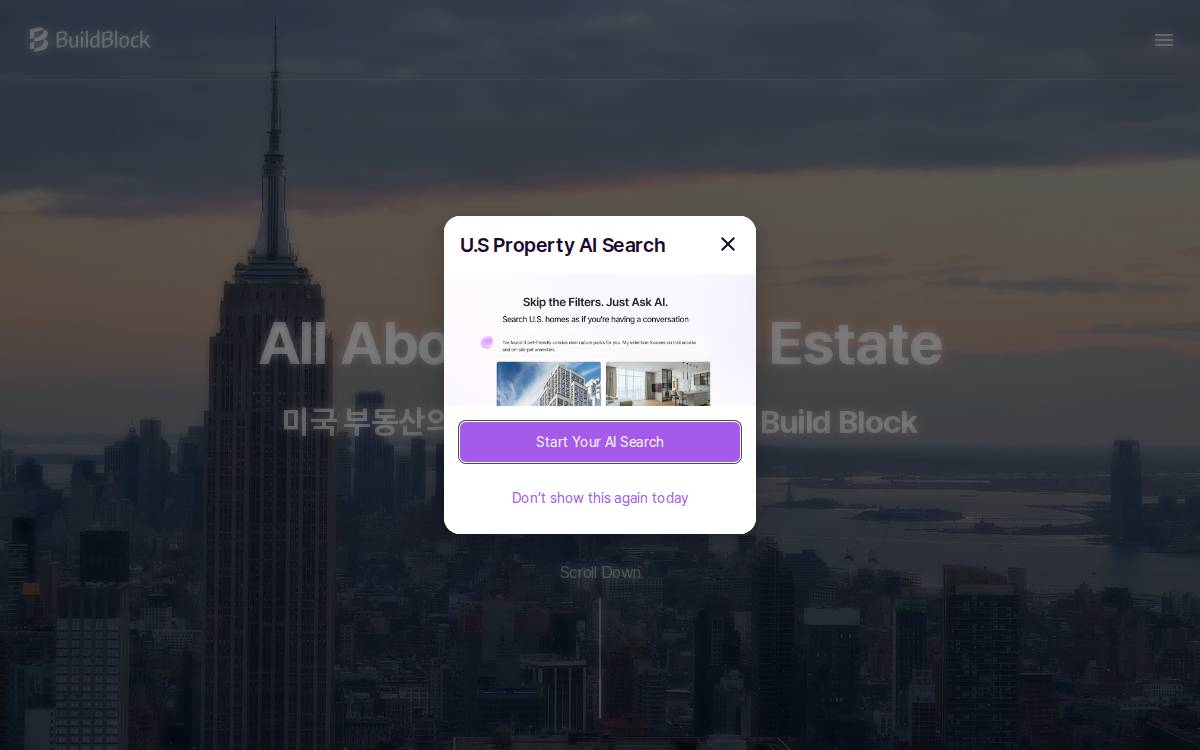 Build Block website preview