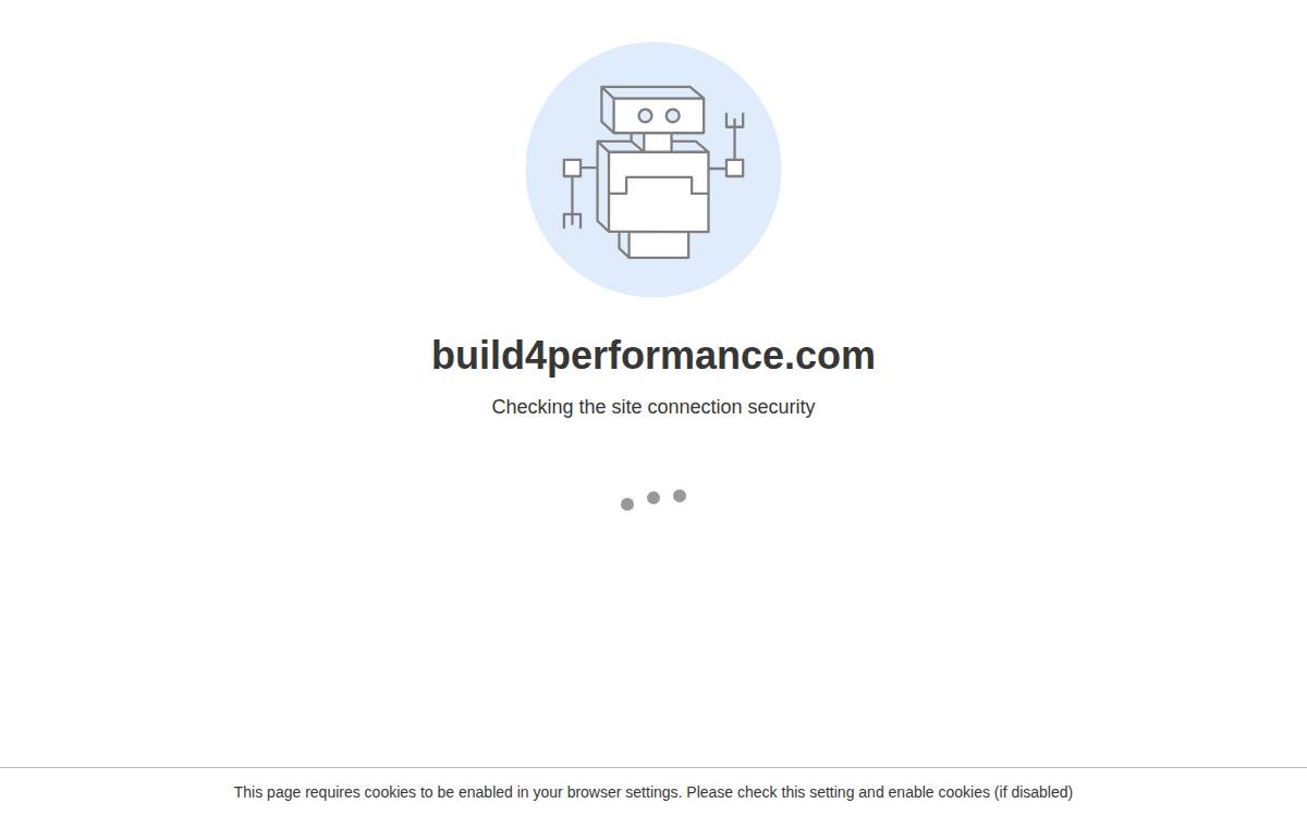 Build4Performance website preview