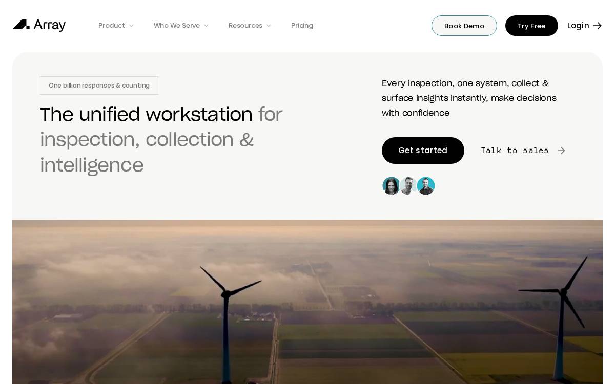 Buildarray website preview