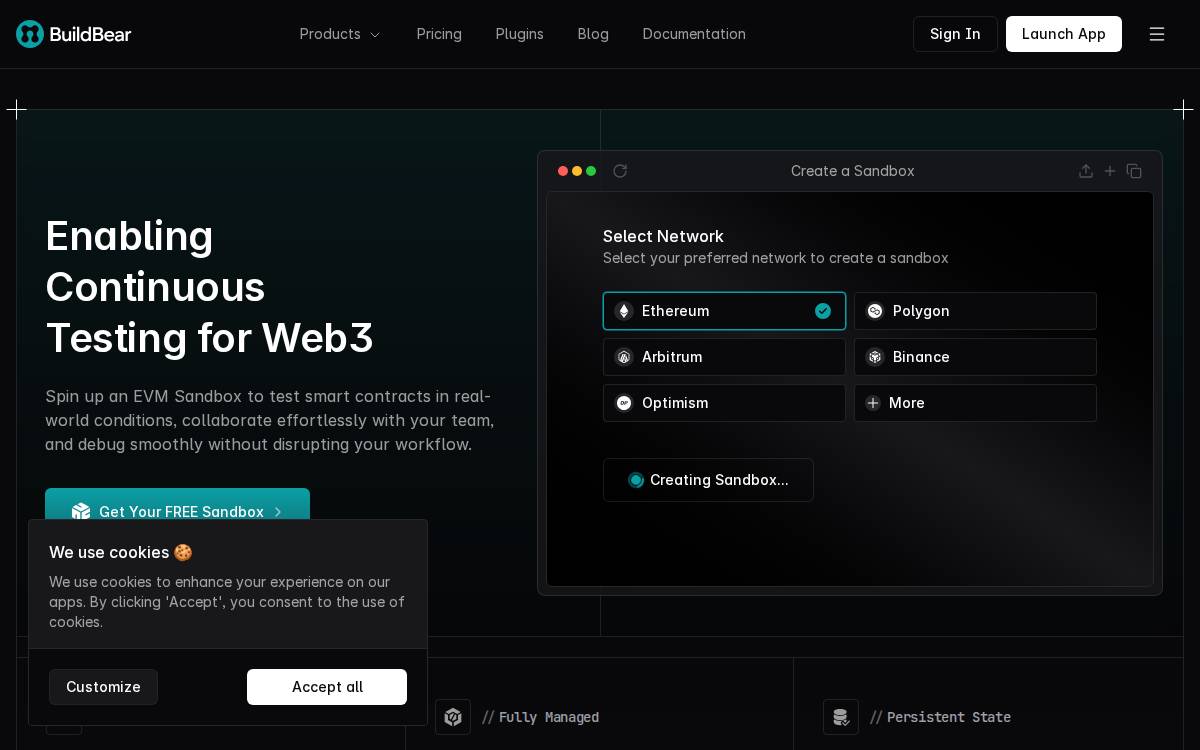 BuildBear website preview