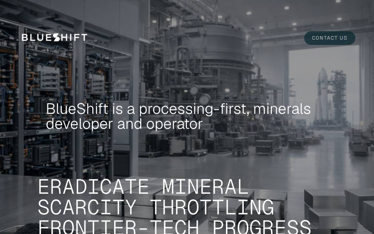 Buildblueshift website preview
