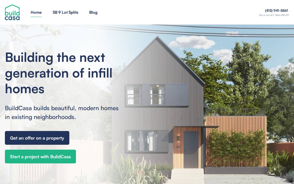 BuildCasa website preview