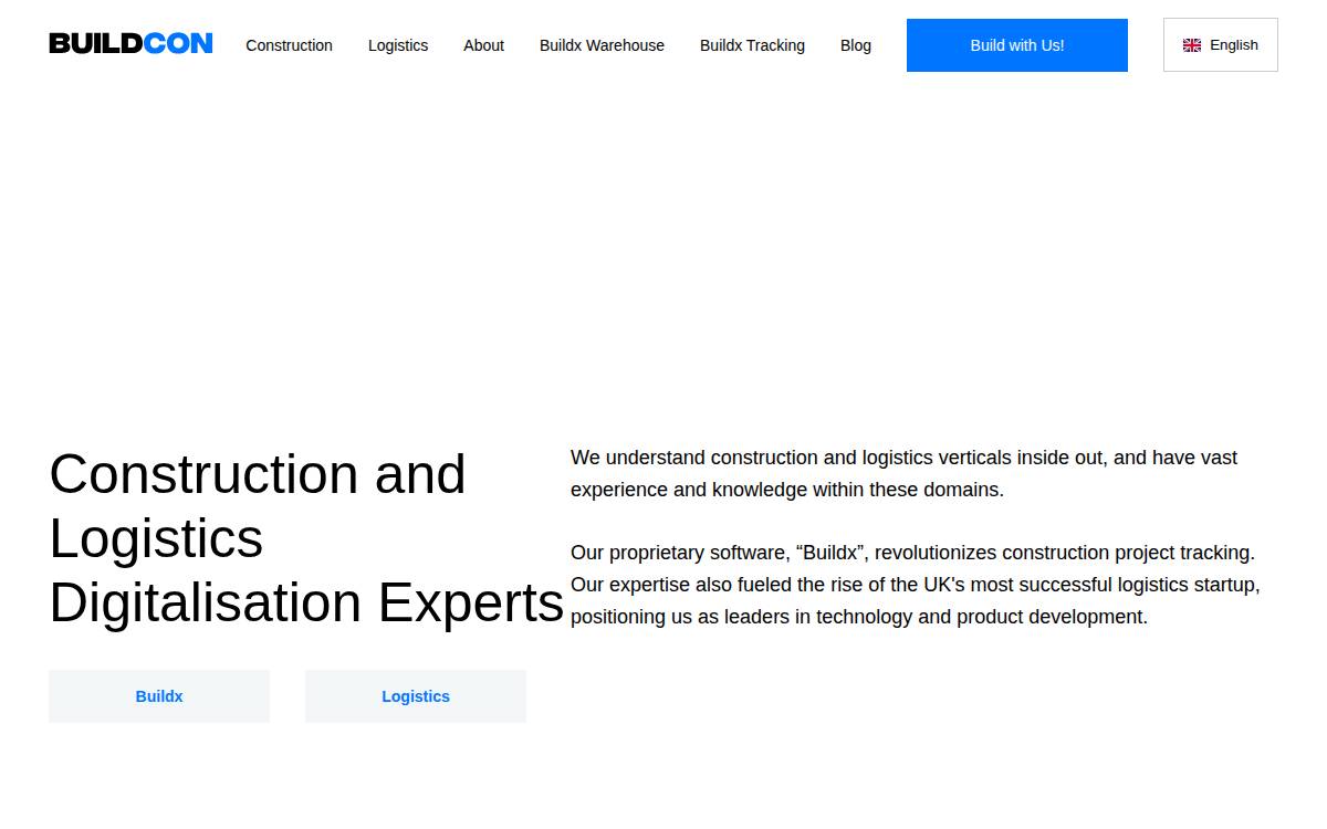 Buildcon website preview