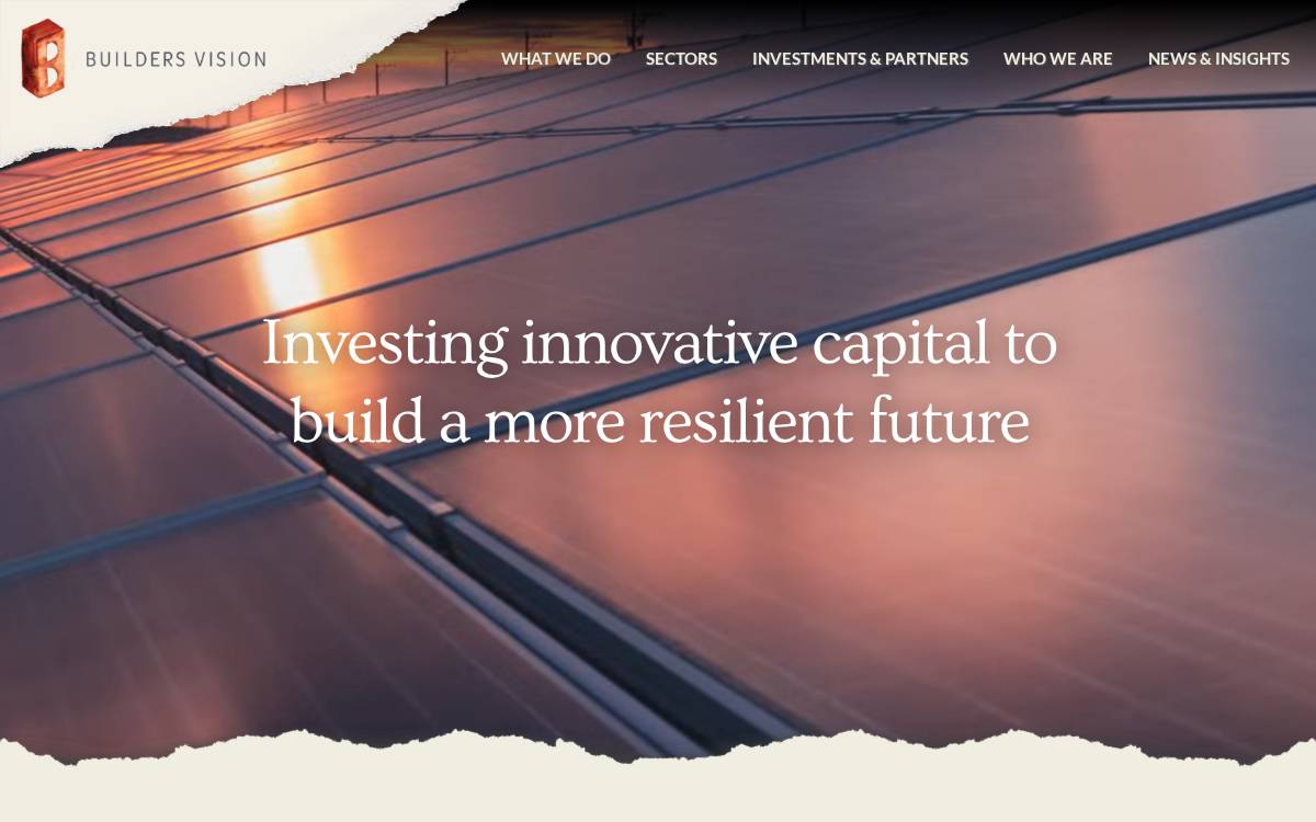 Builders Vision website preview