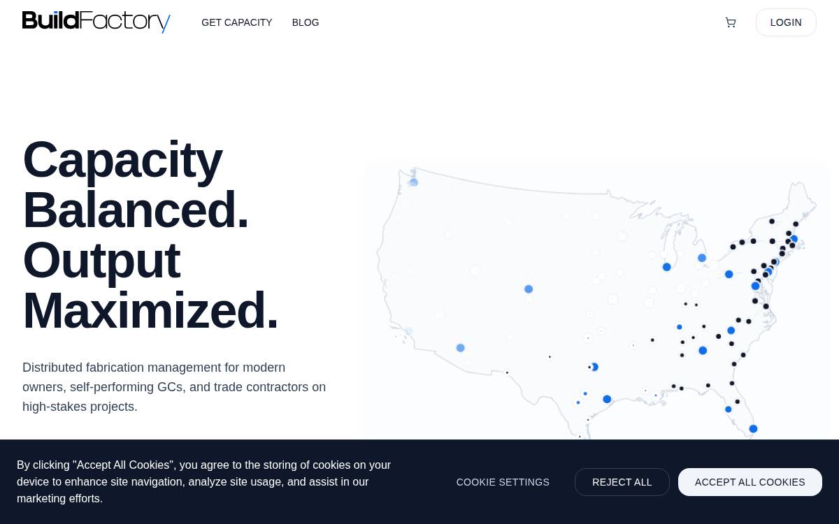 Buildfactory website preview