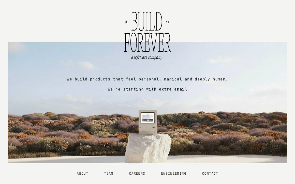 BuildForever website preview