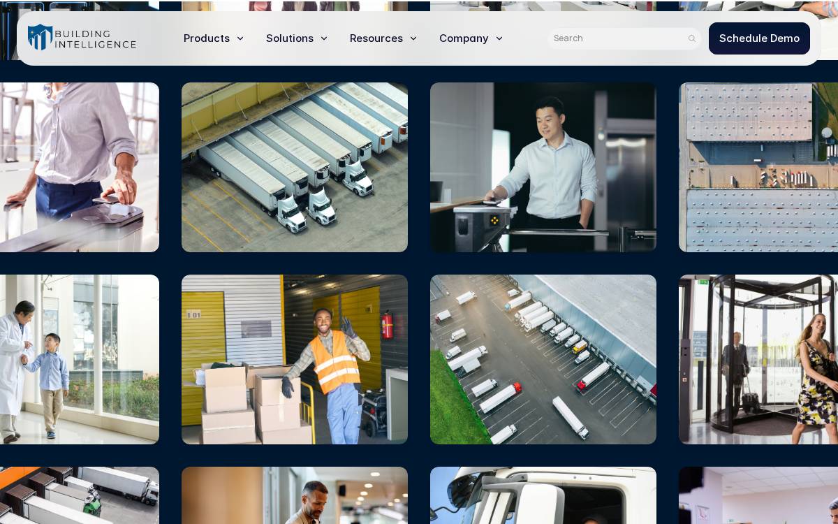 Building Intelligence website preview