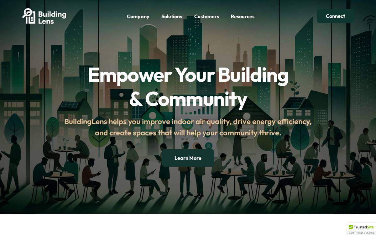 Buildinglens website preview