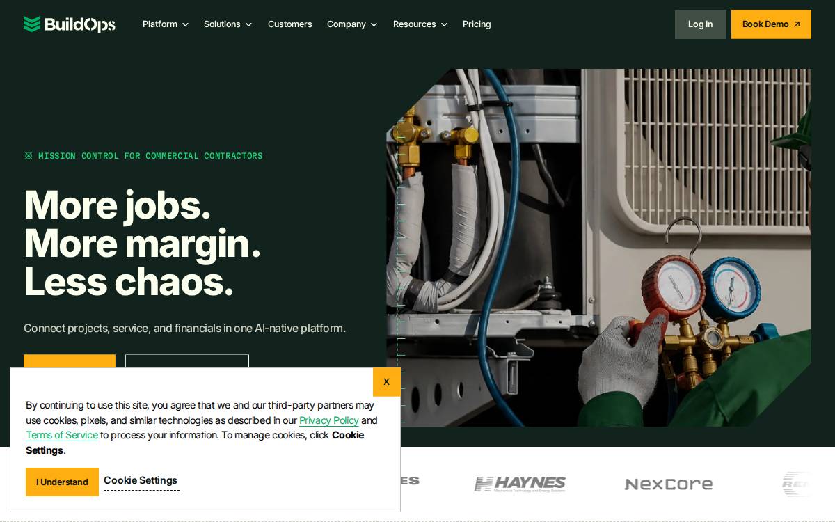 BuildOps website preview