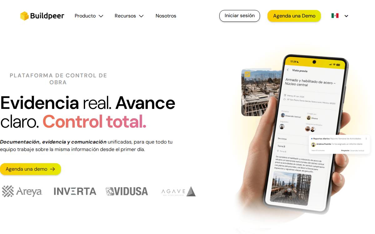 Buildpeer website preview