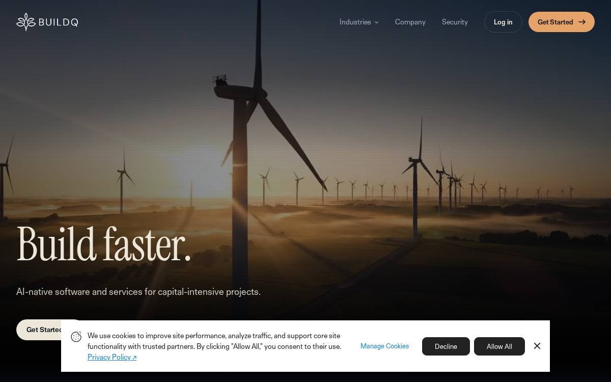 BuildQ website preview
