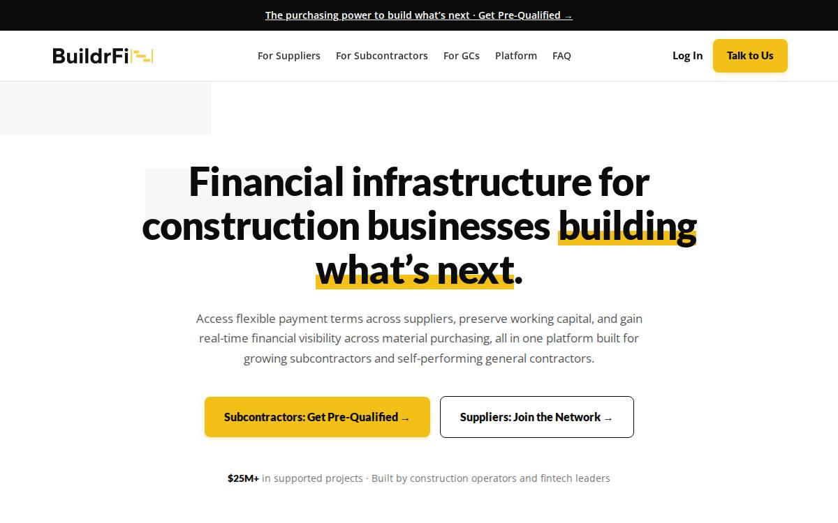 BuildrFi website preview