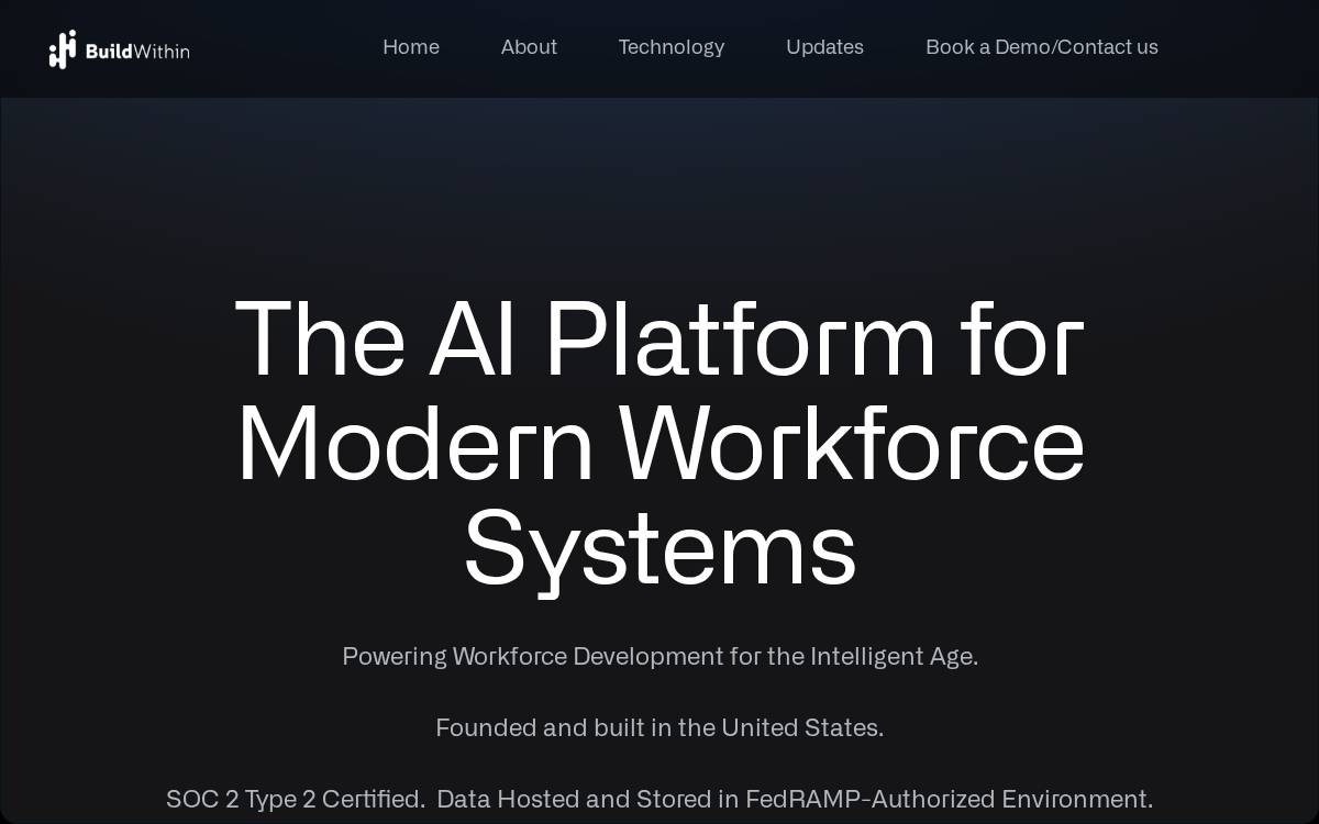 BuildWithin website preview
