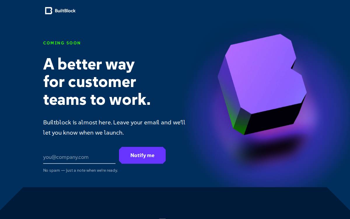 BuiltBlock website preview