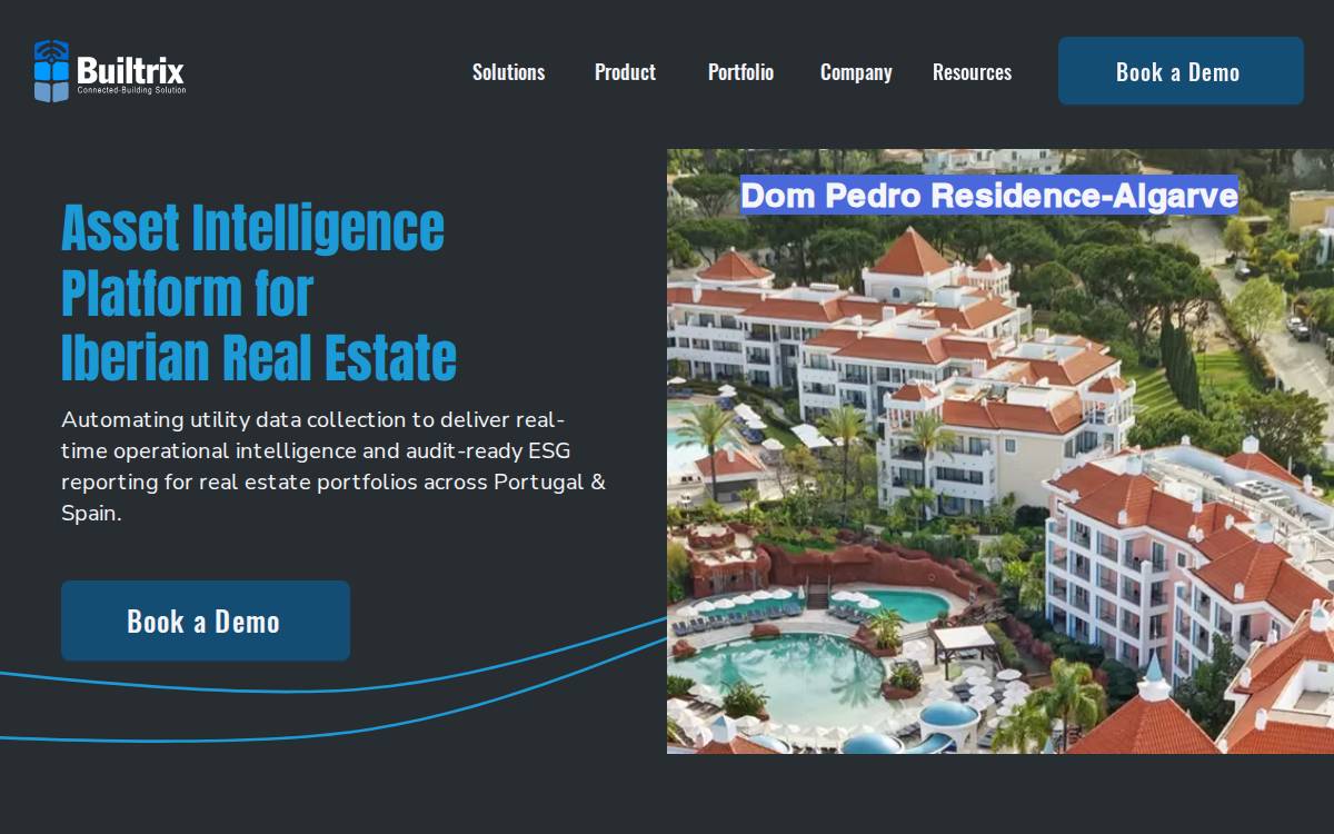 Builtrix website preview