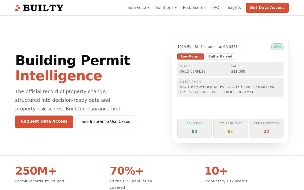 Builty website preview