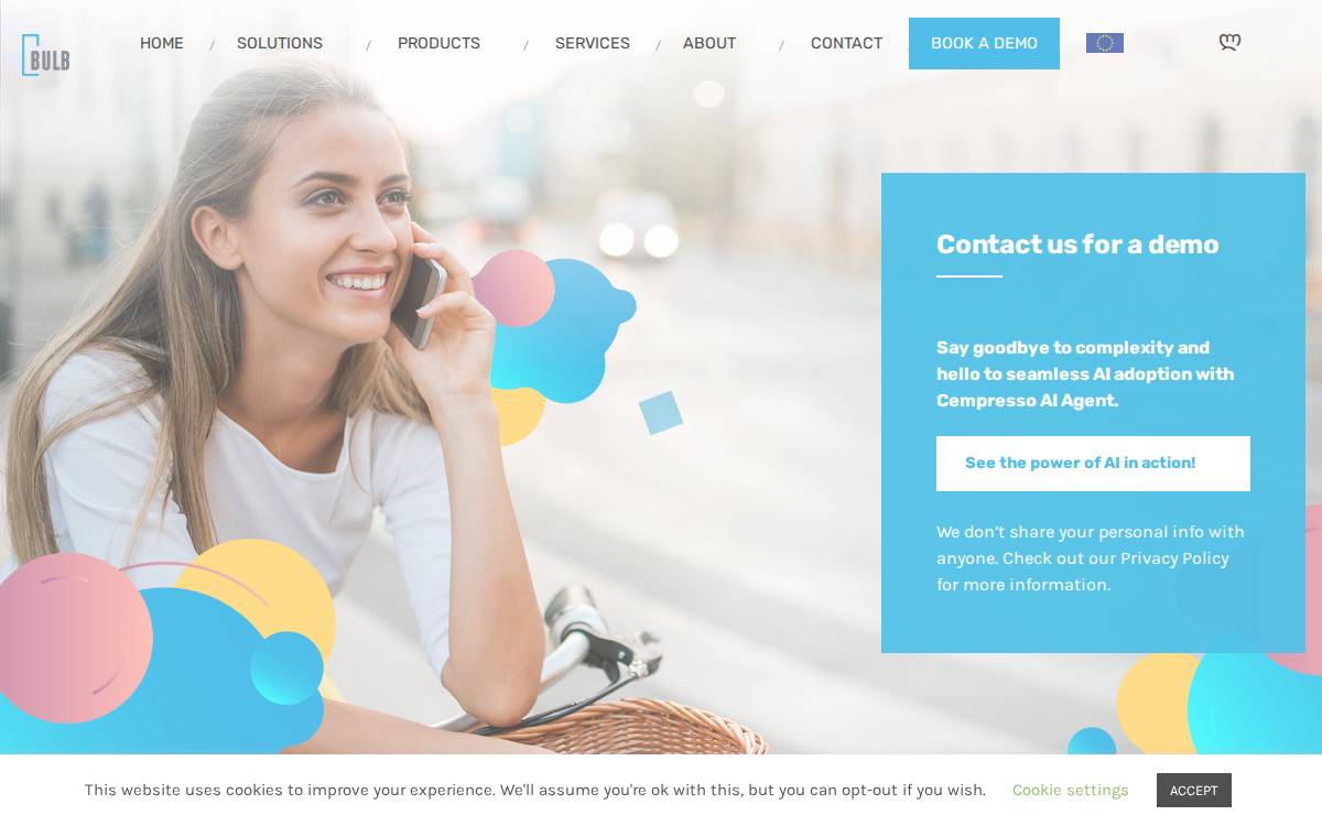 Bulb Technologies website preview