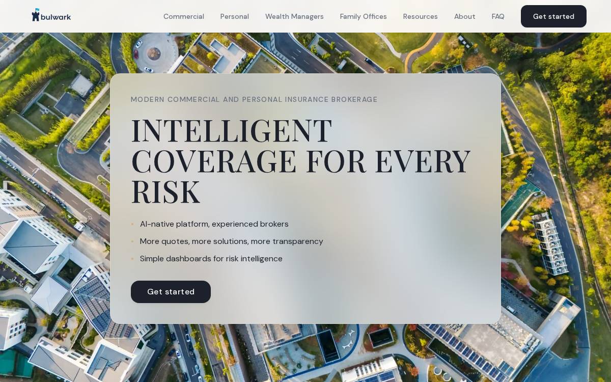 Bulwark website preview